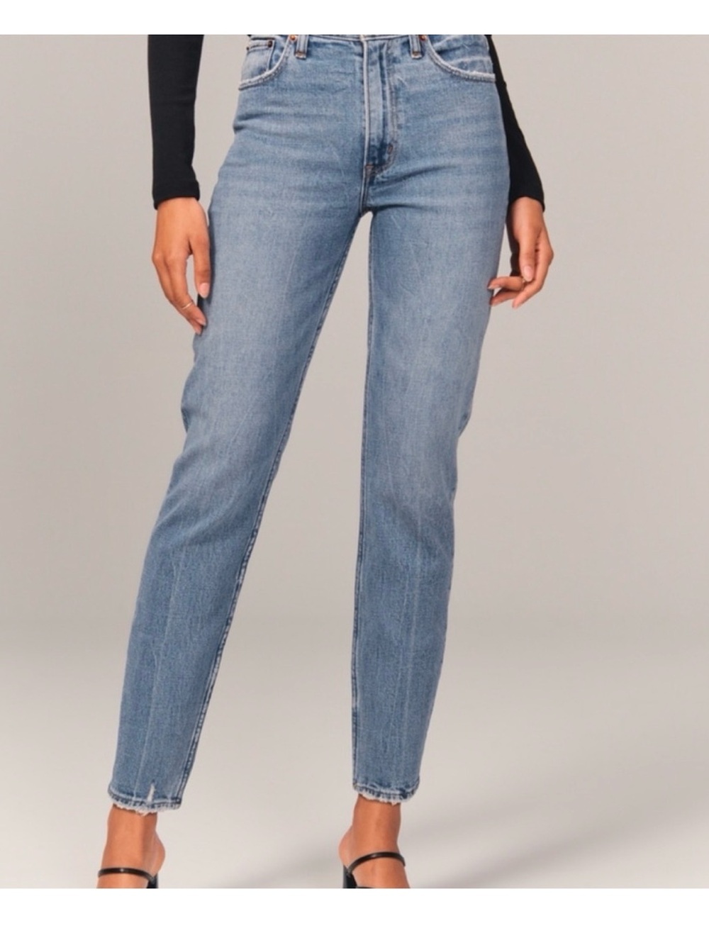 Abercrombie High-Rise Mom Jeans